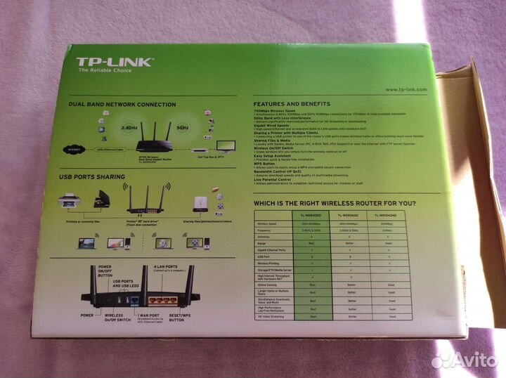 Wifi роутер tp link TL-WDR4300