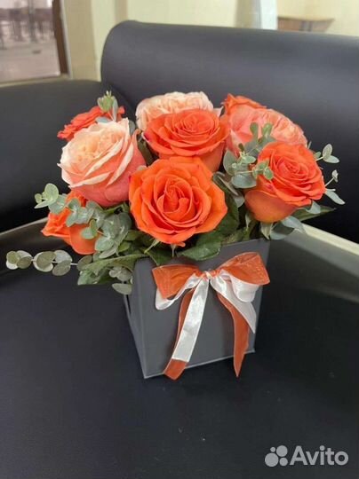 Цветы розы букет