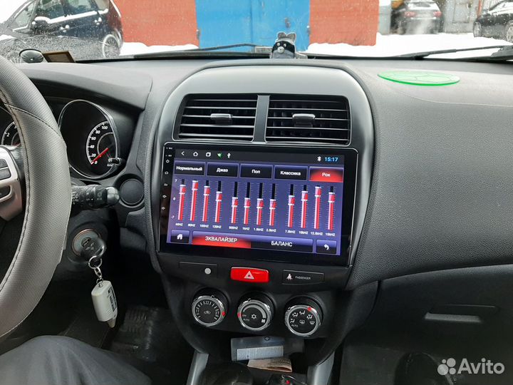 Android магнитола для Mitsubishi ASX, есть Teyes