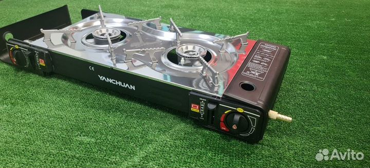 Плита газовая портативная 2,5kw (2 конфорки