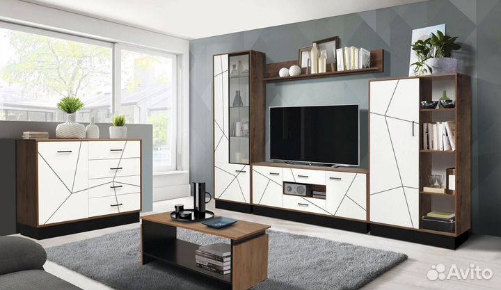 Тумба для тв 160 см грей (серый)