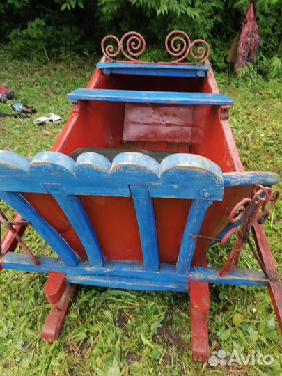 Зимние сани для катания на лошади