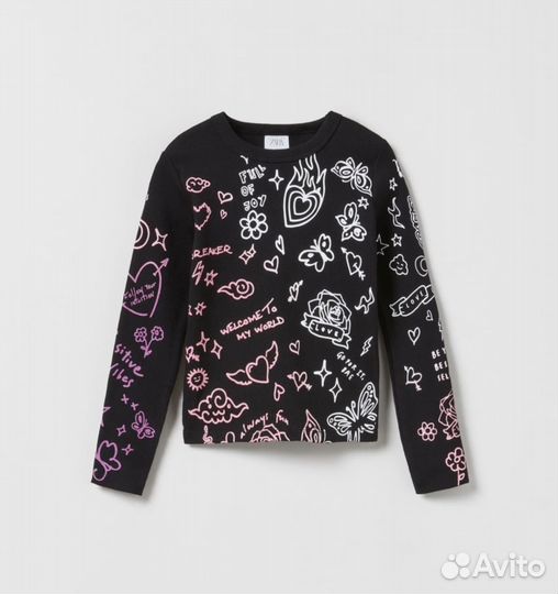 Лонгслив zara 110