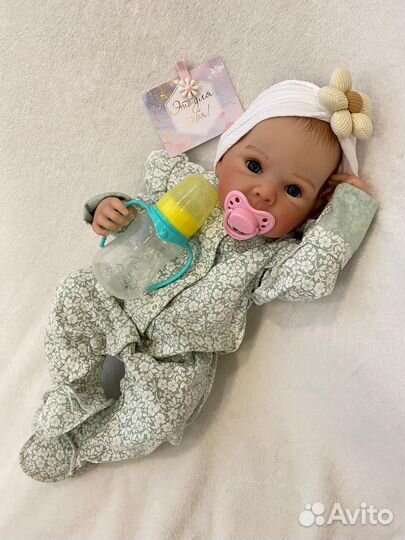 Кукла реборн силиконовая девочка можно купать