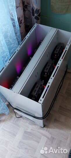 Майнинг ферма риг rtx 3070 6 шт. не LHR