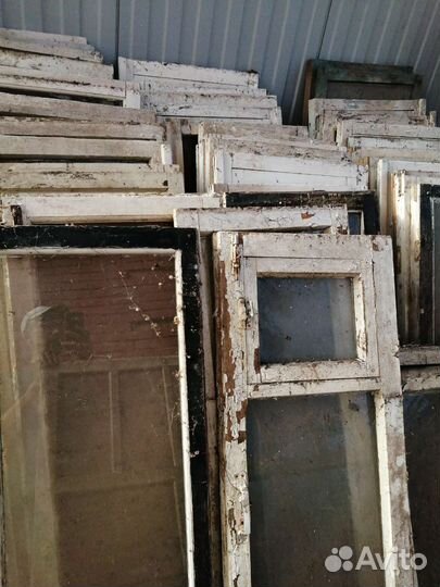 Деревянные оконные рамы бу