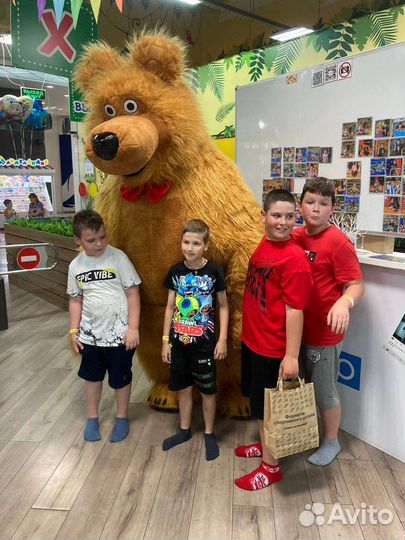 Белый мишка поздравление/Бурый мишка/Аниматоры