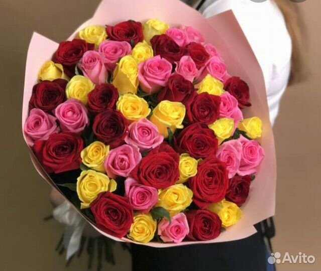 Цветы 51 роза.Букет.Доставка
