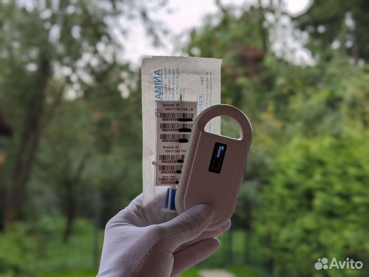 Чипирование Чип для животных 1.4х8 мм