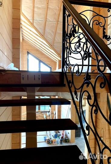 Лестница винтовая с монтажем