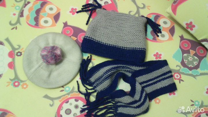 Шапки, шарфы комплекты