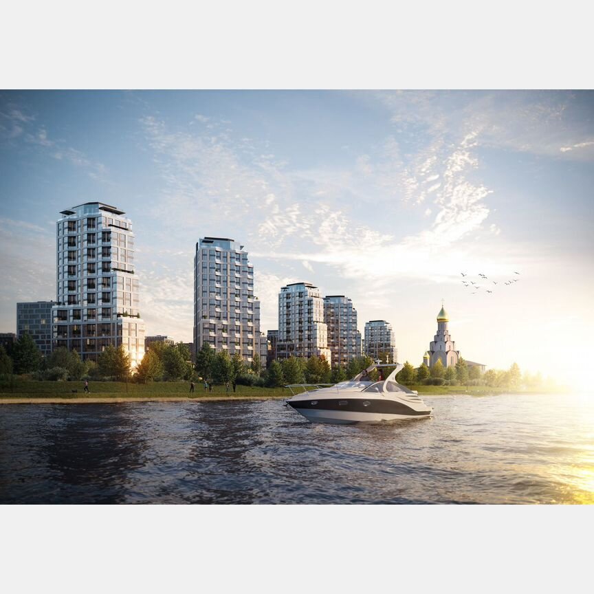 1-к. квартира, 50,7 м², 5/22 эт.