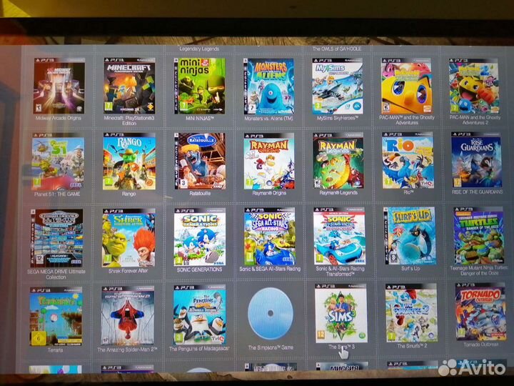 Прошитая PlayStation 3 + 70 детских игр