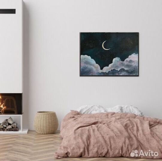 Авторская интерьерная картина маслом 30 40