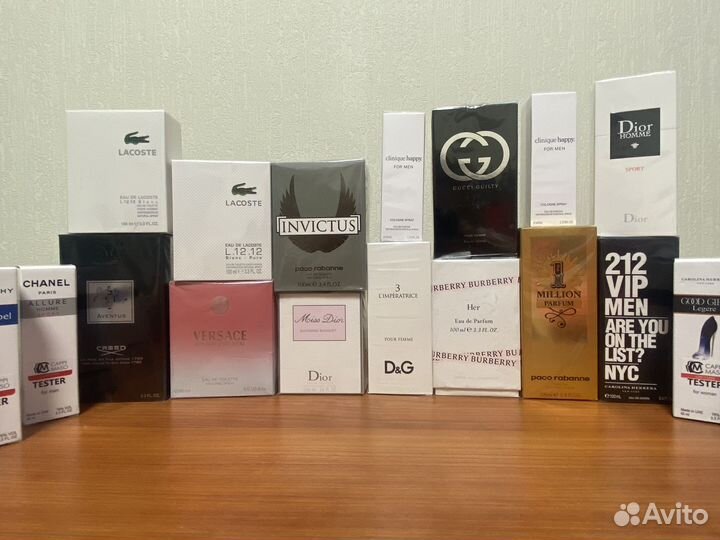 Парфюм lacoste,D&G,Versace,dior,Gucci,boss