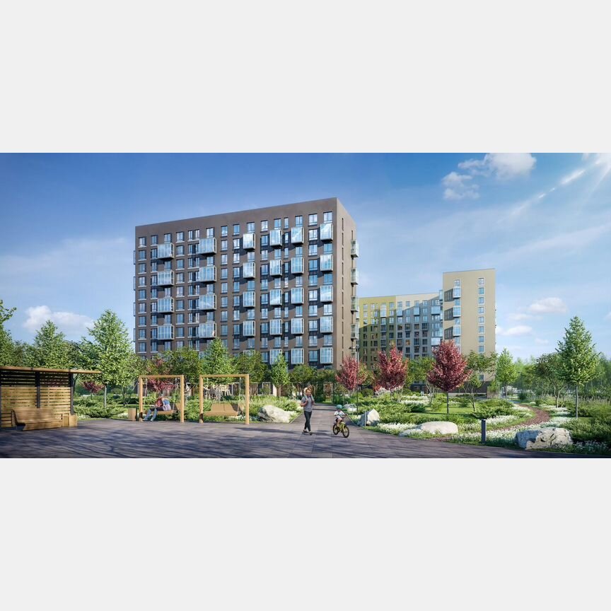 2-к. квартира, 49,4 м², 5/12 эт.