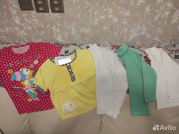 Детские новые вещи на 3-5 лет