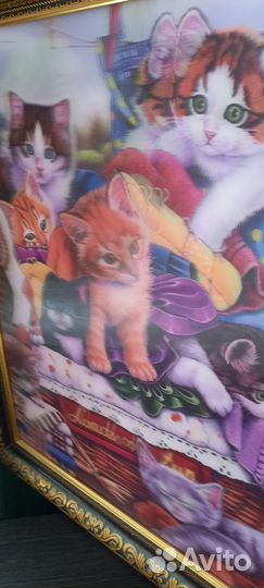 3D картина котята
