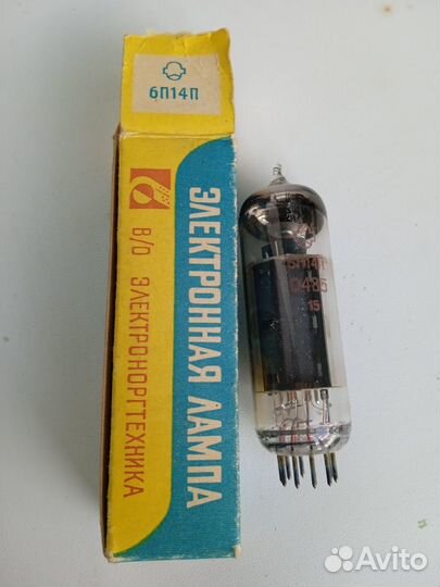 Лампы электронные 6П14П и 6Ф1П времен СССР