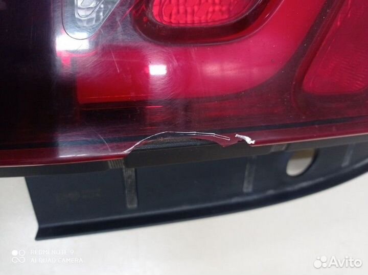 Фонарь задний левый Renault Duster