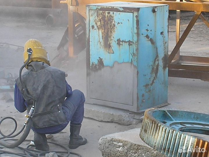 Пескоструйная очистка обработка