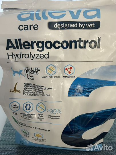 Корм для кошек Alleva allergocontrol 1,5 кг