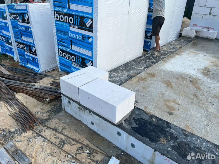 Газоблок Бонолит с доставкой