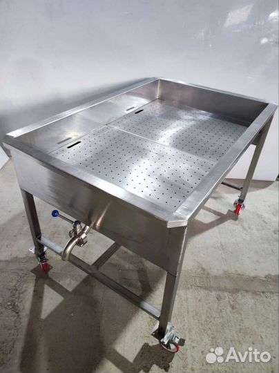 Тележка с групповой воронкой для сыра, престележка