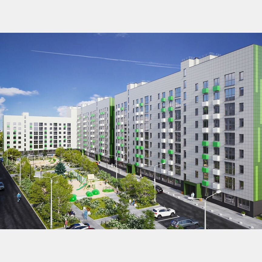 3-к. квартира, 78,5 м², 7/9 эт.