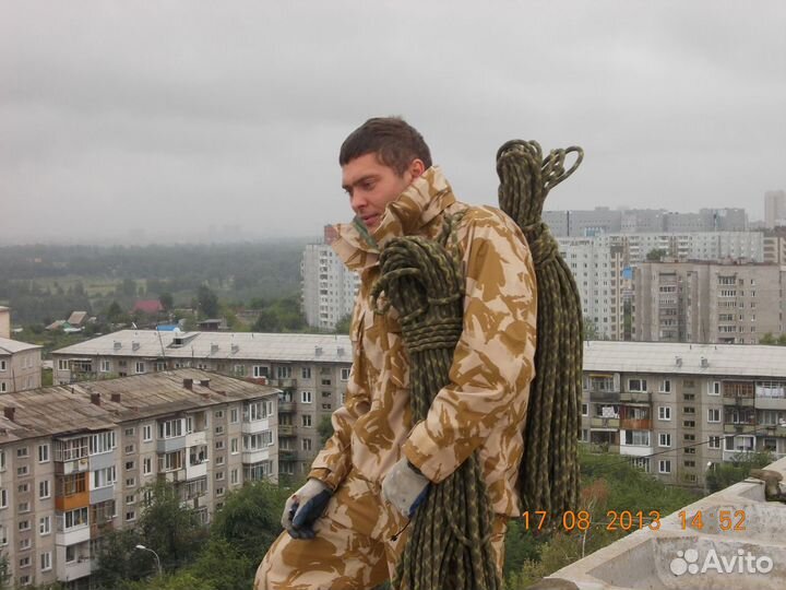 Утепление межпанельных швов,спил деревьев,веток