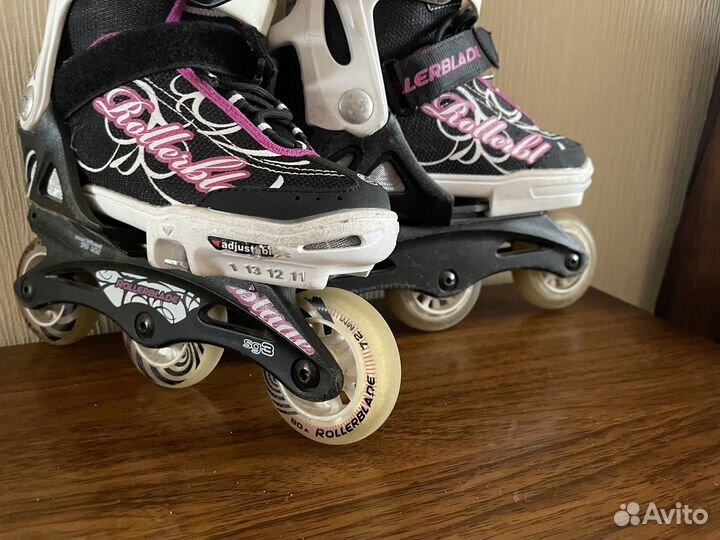 Rollerblade ролики дет р.17.5 до 32 + рюкзак+ шлем