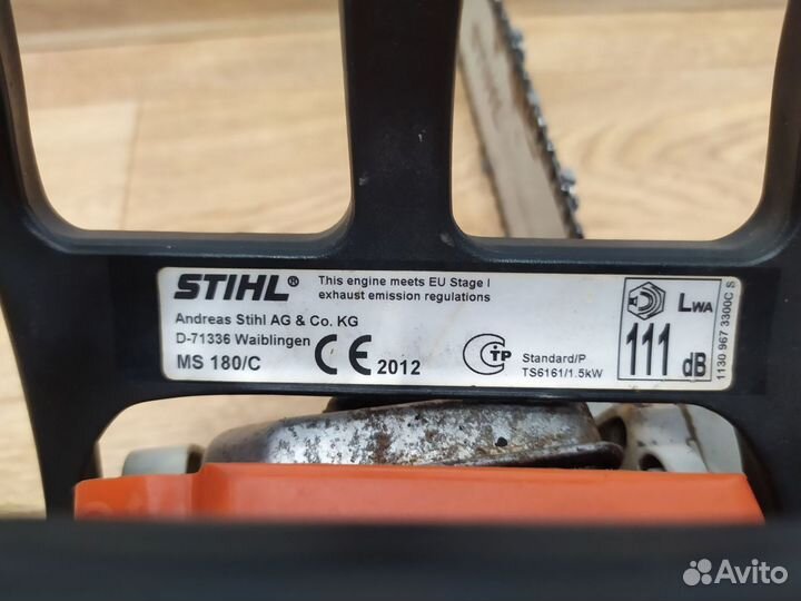 Бензопила stihl ms 180 бу