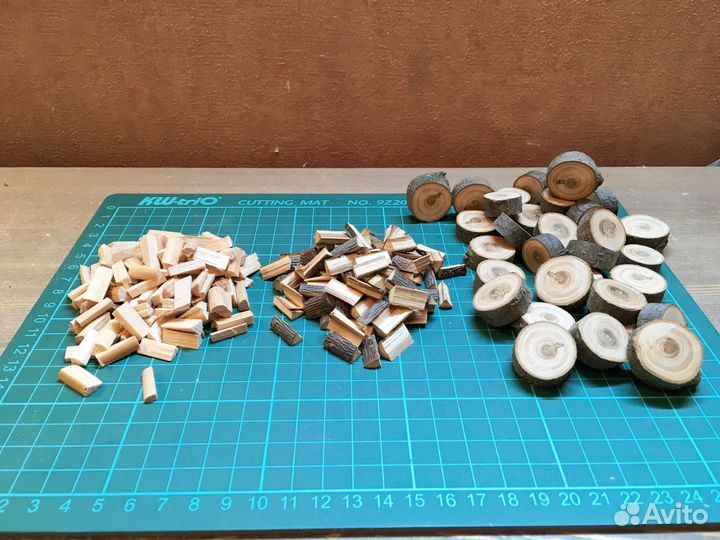 Спилы деревьев для творчества