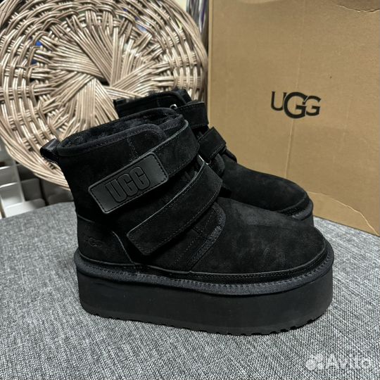 Ugg женские на платформе натуральные