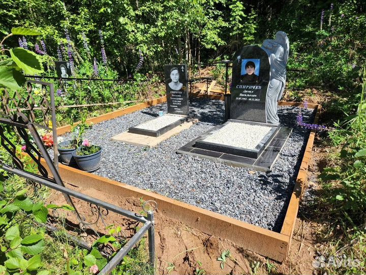Памятники из гранита. Благоустройство захоронений