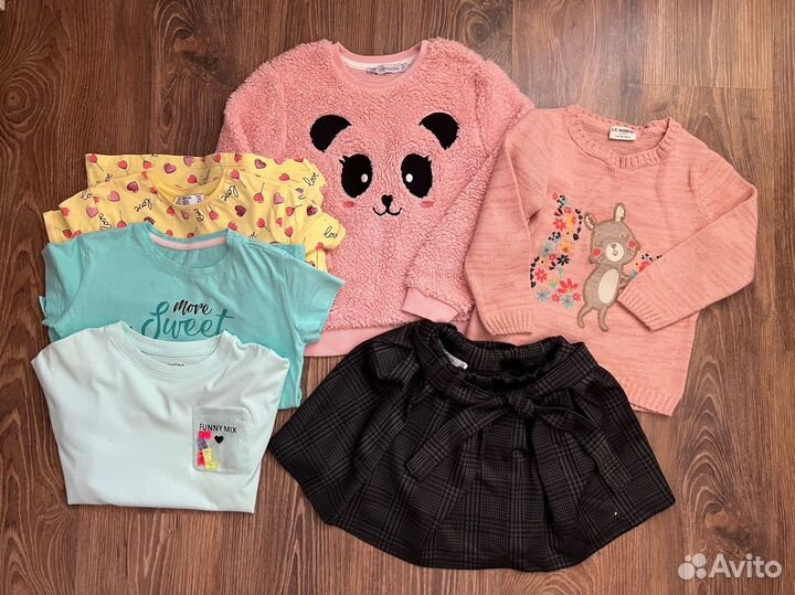 Комплект вещей на девочку 116