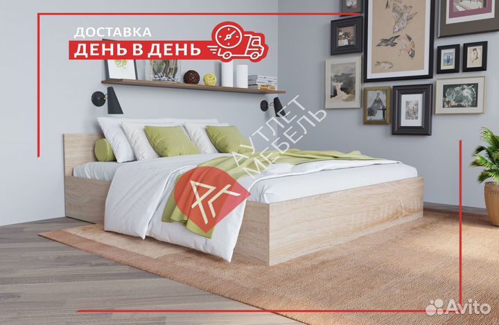 Кровать с подъемным механизмом