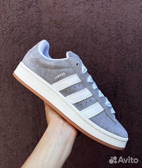 9 US. Adidas Campus 00s Grey White. Оригинал