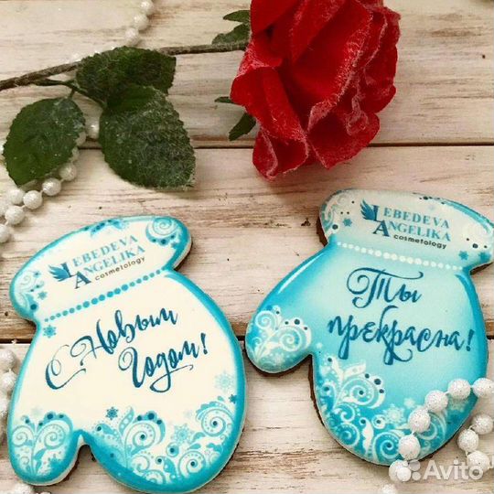 Пряники с прямой печатью