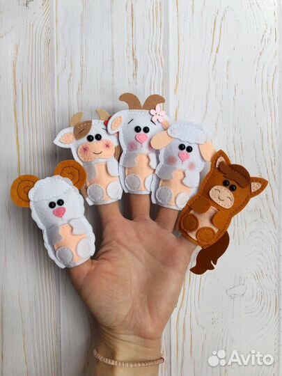 Пальчиковый театр из фетра. Кукольный театр