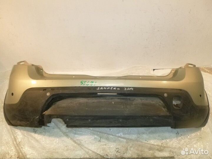 Бампер задний renault sandero 2009