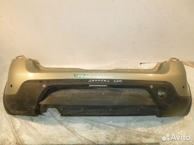 Бампер задний renault sandero 2009