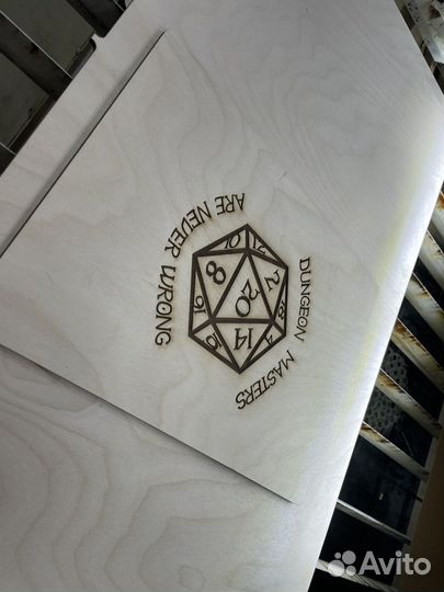 Лазерная резка, гравировка фанеры