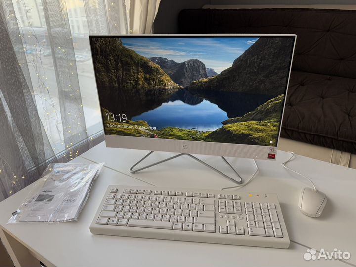 HP Моноблок 23.8”IPS / AMD 3050U / 1TB HDD