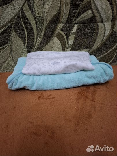 Полотенце для новорожденных и кокон на липучке