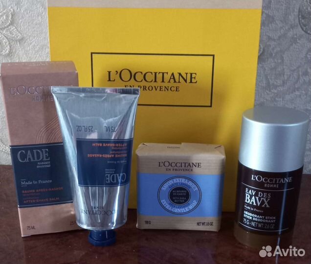 Локситан Loccitane набор дезодорант, бальзам, мыло