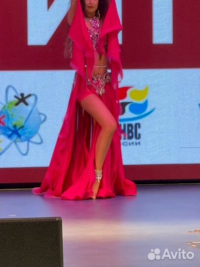 Юбка с рукавами для восточных танцев