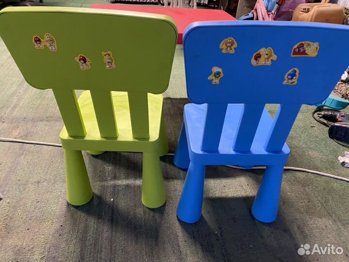 Стол и стулья IKEA Маммут