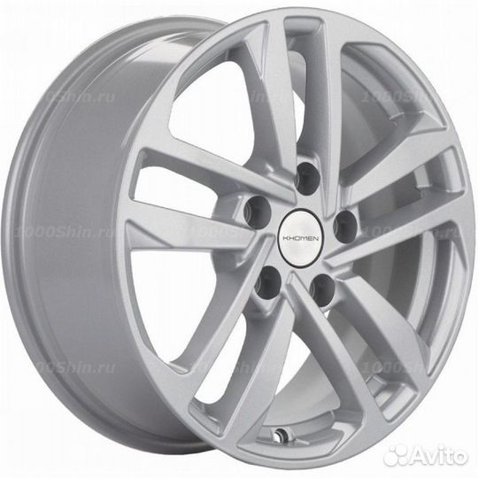 Диск 6,5*16 5*114,3 ET45 67,1 Khomen Wheels KHW1612 F-Silver (Huyndai/Mazda)