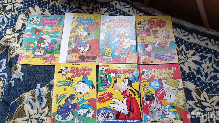 Комиксы Бамси Русалочка Микки Маус Утиные Истории